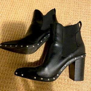 Black Studded Boots